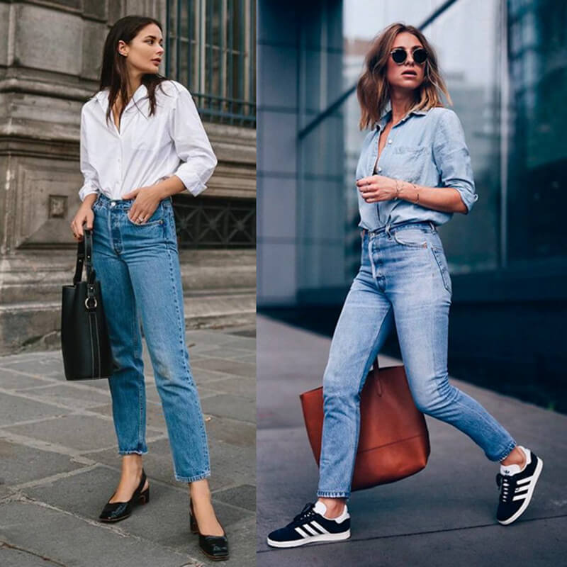 Cách phối đồ FLY88 tặng nạp đầu 188K nữ cùng quần jeans giúp bạn có phong cách trẻ trung, không lo lỗi mốt