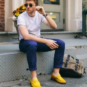 Áo phông trắng trơn cùng quần âu nam xanh - outfit chuẩn đẹp khi đi làm Trang Chủ Fly88.Com Uy Tín Đẳng Cấp Số 1 Châu Á