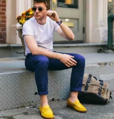 Áo phông trắng trơn cùng quần âu nam xanh - outfit chuẩn đẹp khi đi làm Trang Chủ Fly88.Com Uy Tín Đẳng Cấp Số 1 Châu Á