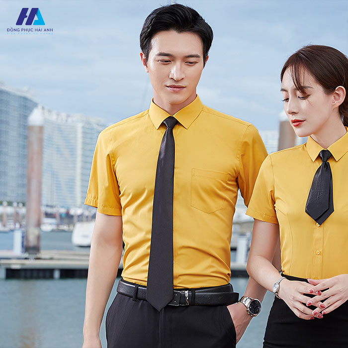 Bảng màu màu vàng chia thành nhiều sắc độ khác nhau