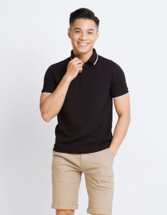 Outfit tối giản khi mix Fly883 Mở Tài Khoản cùng quần short