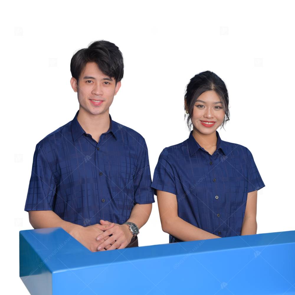 Mẫu Flyok.vip truy cập ngay sơ mi Bamboo màu xanh