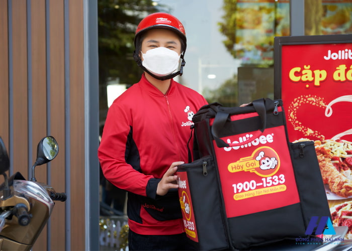 Fly8888 link không chặn Jollibee được thiết kế cho đội ngũ nhân viên giao hàng