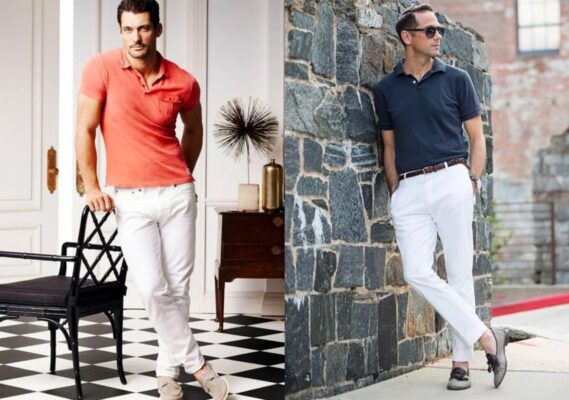 Áo polo kết hợp đa dạng mọi loại quần set Flai88 nhà cái OkVip tự tin dạo phố