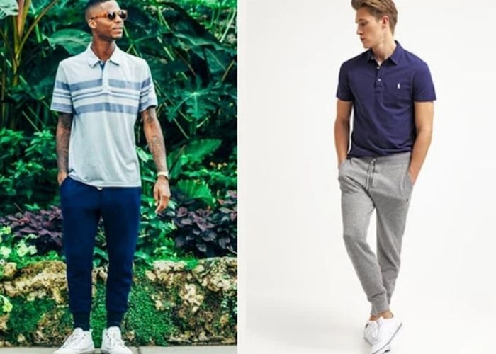 Kết hợp Fly883 Mở Tài Khoản và quần jogger trẻ trung 