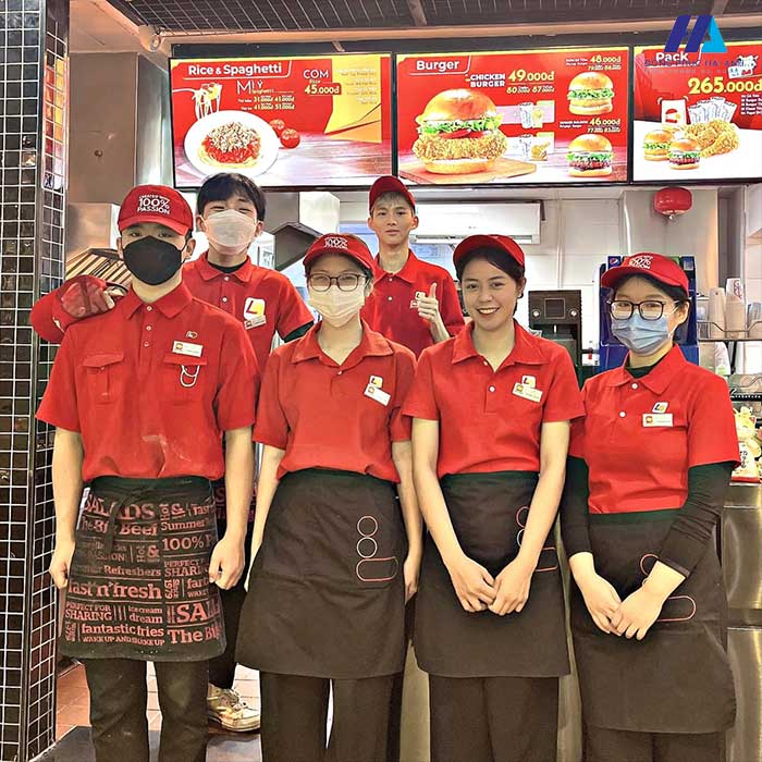 FLy88 quaytay.tv bóng đá nhân viên Lotteria giúp tạo ấn tượng bởi sự chuyên nghiệp, chỉnh chu