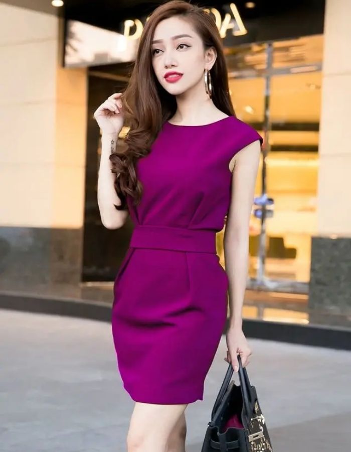 Mẫu đầm Trang Chủ Fly88.Com Uy Tín Đẳng Cấp Số 1 Châu Á màu tím làm chị em xiêu lòng