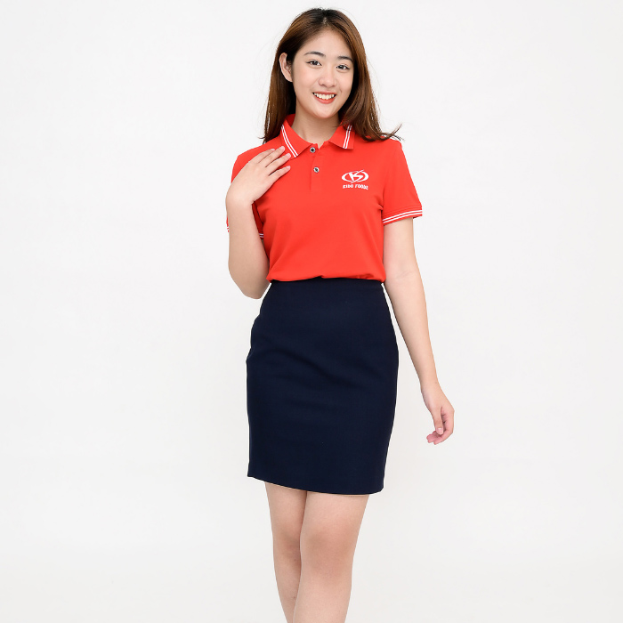 Phối đồ phong cách thanh lịch với mẫu Fly883 Mở Tài Khoản Nhà Cái FLY88.COM Xanh Chín, Uy Tín Tặng 188k công ty Kido Foods màu đỏ