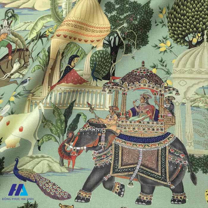 Vải canvas xuất hiện từ khá sớm và bắt đầu phổ biến vào đầu thế kỷ 20