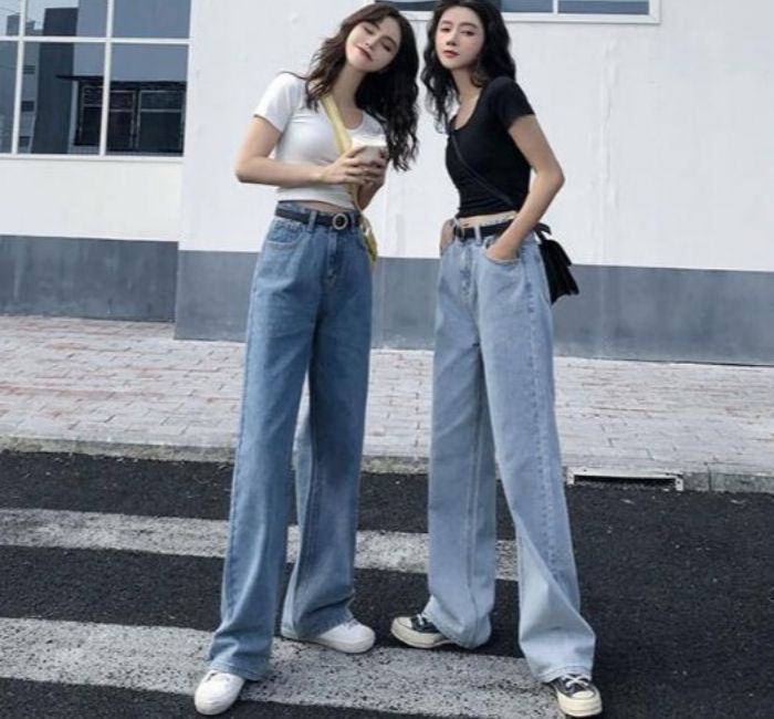 Quần ống rộng đang là xu hướng, Trang Chủ Fly88.Com Uy Tín Đẳng Cấp Số 1 Châu Á vải jeans không nằm ngoài