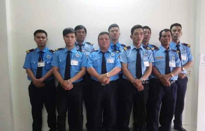 Hình ảnh các nhân viên công ty bảo vệ Liêm Chính