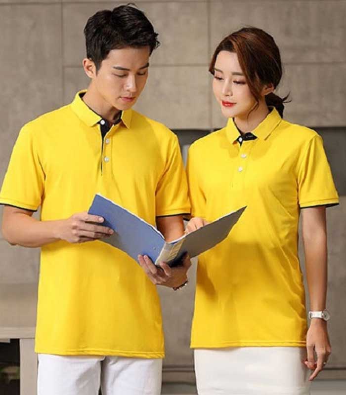 Mẫu Fly88 com giải trí trực tuyến đổ đức polo màu vàng nổi bật