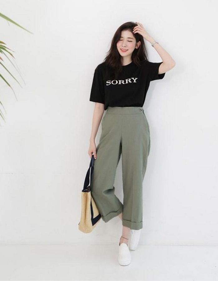 Mẫu culottes mang đến nét trẻ trung cho nhân viên Trang Chủ Fly88.Com Uy Tín Đẳng Cấp Số 1 Châu Á nữ
