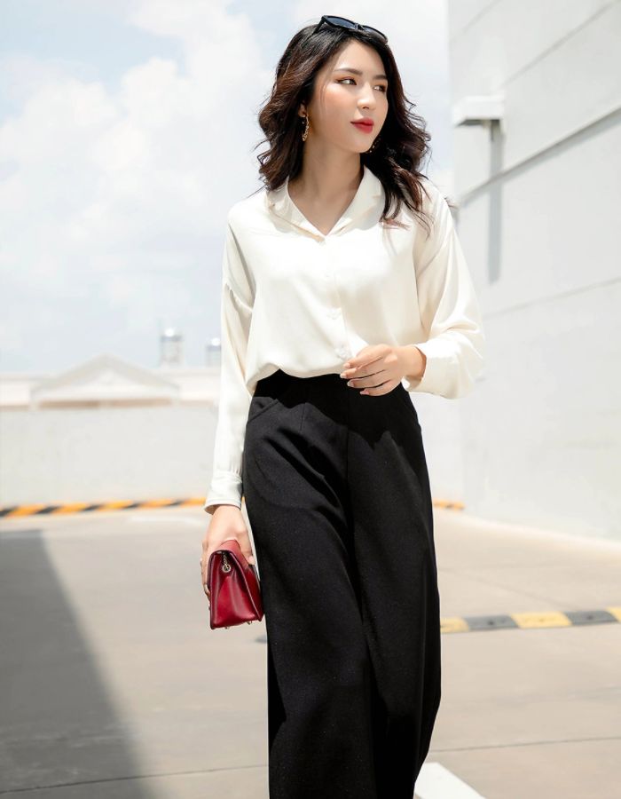 Quần vải ống rộng mẫu Flai88 nhà cái OkVip Trang Chủ Fly88.Com Uy Tín Đẳng Cấp Số 1 Châu Á đẹp cho chị em