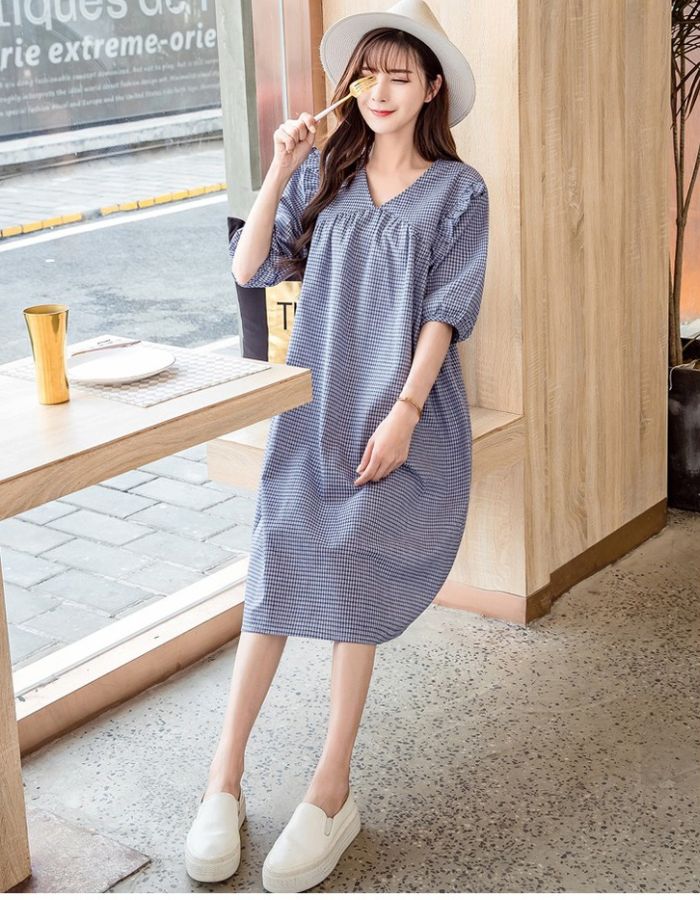 Mẫu Flai88 nhà cái OkVip váy bầu cho chị em mang thai dưới 3 tháng