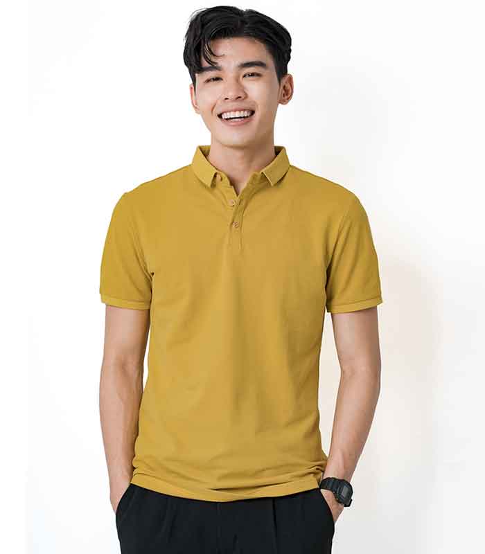 Trang phục Fly883 Mở Tài Khoản trơn màu vàng nổi bật