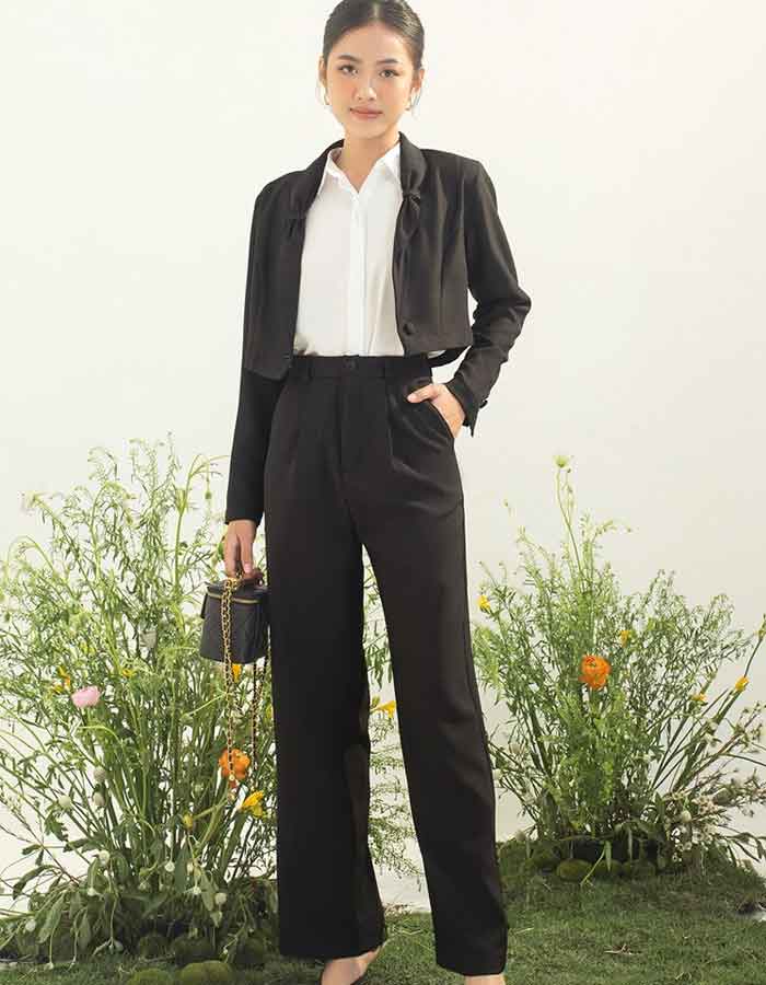 Thời trang Trang Chủ Fly88.Com Uy Tín Đẳng Cấp Số 1 Châu Á vest dáng ngắn tươi trẻ