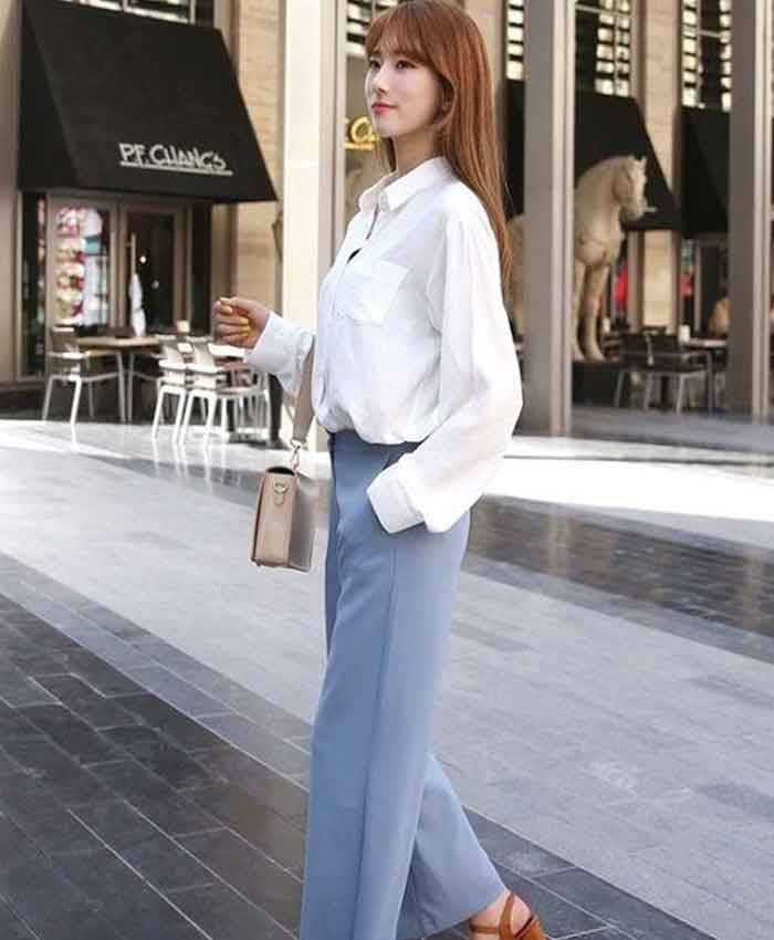 Bộ đồ Trang Chủ Fly88.Com Uy Tín Đẳng Cấp Số 1 Châu Á cơ bản với quần suông thời thượng