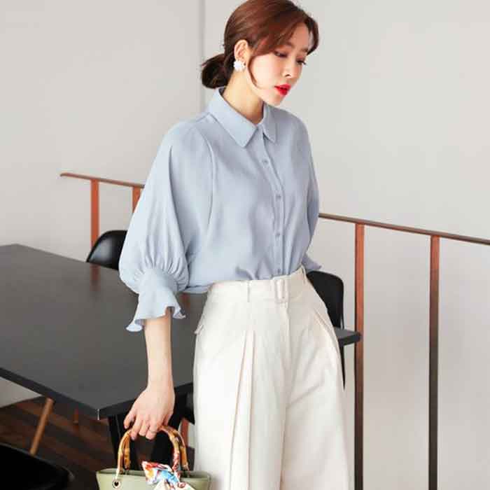 Quần vải lưng cao phối sơ mi chuẩn phong cách thời trang Trang Chủ Fly88.Com Uy Tín Đẳng Cấp Số 1 Châu Á nữ tính