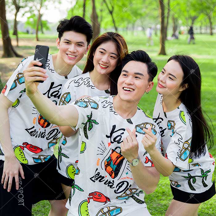 Áo thun Nhà Cái FLY88.COM Xanh Chín, Uy Tín Tặng 188k du lịch in hình trẻ trung