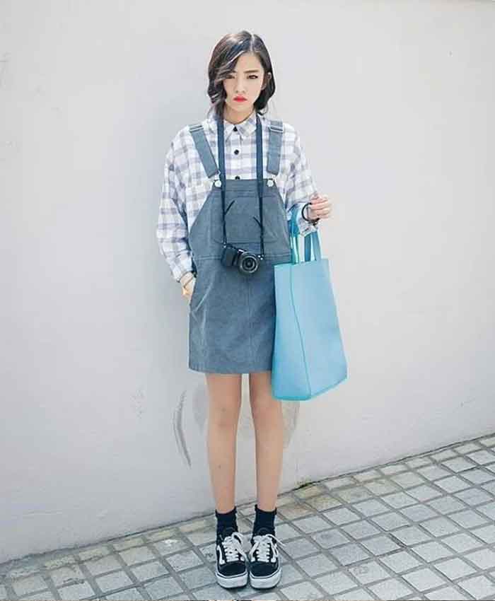 Váy yếm Flai88 nhà cái OkVip mang lại nét ngay thơ đáng yêu cho các nàng