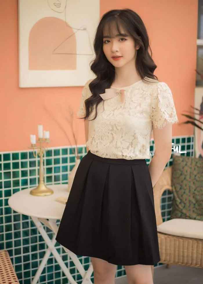 Áo Trang Chủ Fly88.Com Uy Tín Đẳng Cấp Số 1 Châu Á vải ren tinh tế phối Fly88com code khuyến mãi chữ a