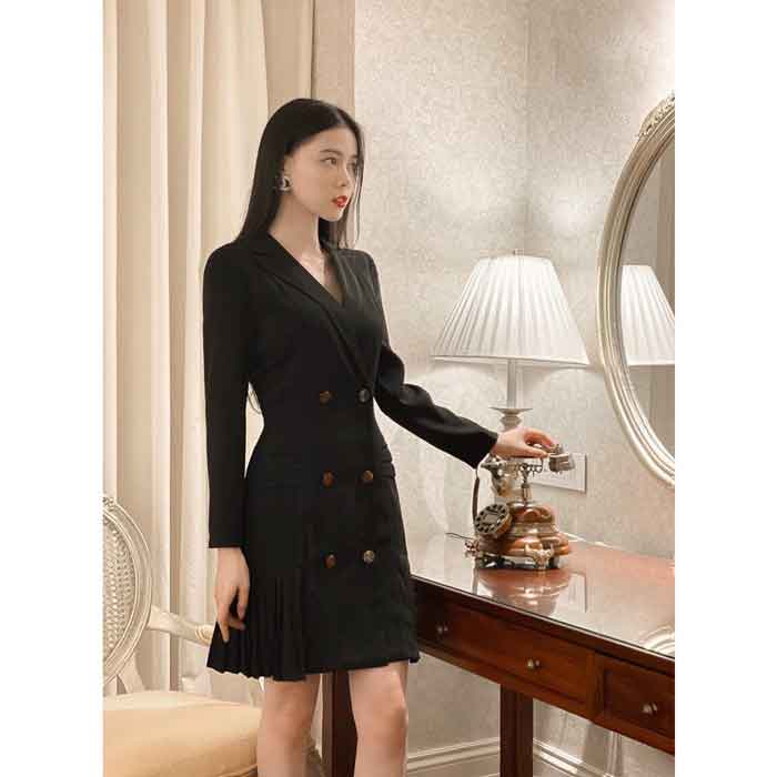 Lạnh lùng hơn với váy đầm Trang Chủ Fly88.Com Uy Tín Đẳng Cấp Số 1 Châu Á giả vest màu đen