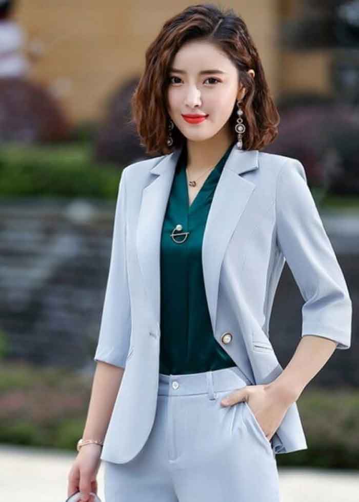 Mẫu bộ đồ vest Trang Chủ Fly88.Com Uy Tín Đẳng Cấp Số 1 Châu Á đơn sắc đẹp dịu dàng