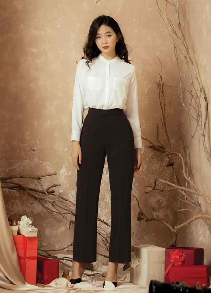 Tốn dáng hơn chốn Trang Chủ Fly88.Com Uy Tín Đẳng Cấp Số 1 Châu Á với quần tây ống suông