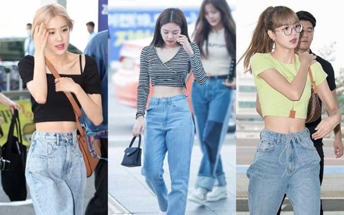 Quần jean phối áo croptop Fly88 com cá cược WC 2026 như idol Hàn Quốc
