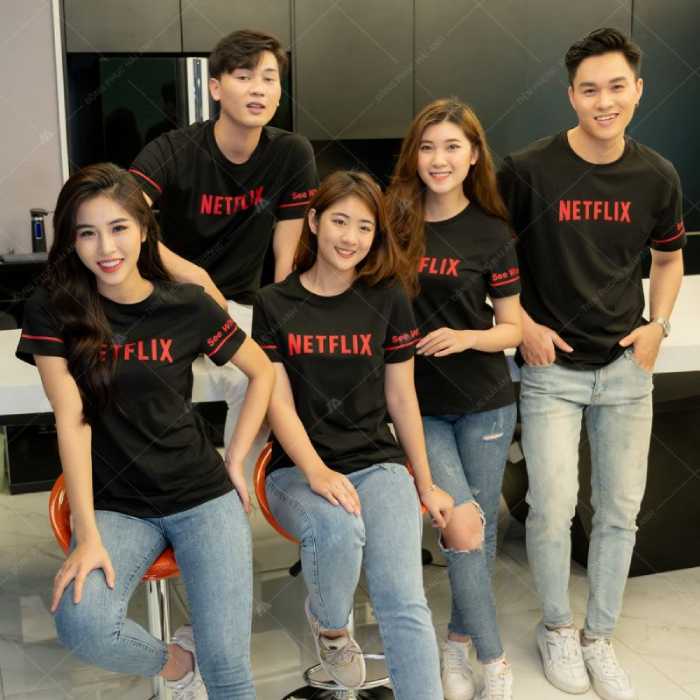 Mẫu Flyok.vip truy cập ngay Netflix màu đen phối đỏ chất