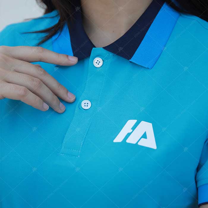 Áo thun polo Nhà Cái FLY88.COM Xanh Chín, Uy Tín Tặng 188k công ty màu xanh thiên thanh