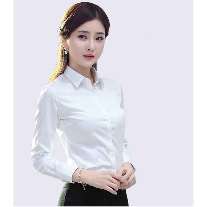 Sơ mi dài tay nữ màu trắng quen thuộc với dân Fly88 com cá cược WC 2026