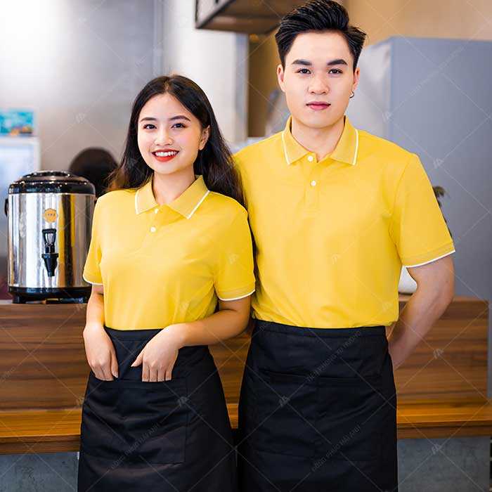 Mẫu Fly88 com giải trí trực tuyến màu vàng cổ bẻ viền trắng thẩm mỹ