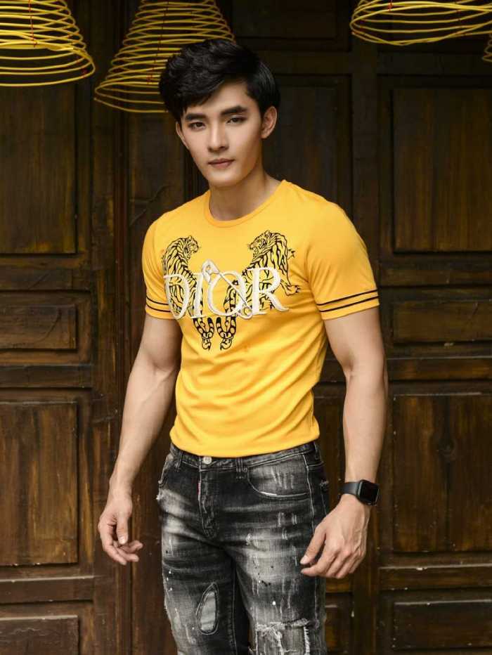 Mẫu Fly88 com giải trí trực tuyến đính đá in hình hai con hổ đen chất ngầu