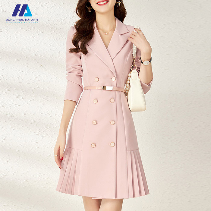 Váy Nhà Cái FLY88.COM Xanh Chín, Uy Tín Tặng 188k Hàn Quốc có form ôm nhẹ giúp tôn dáng người mặc 