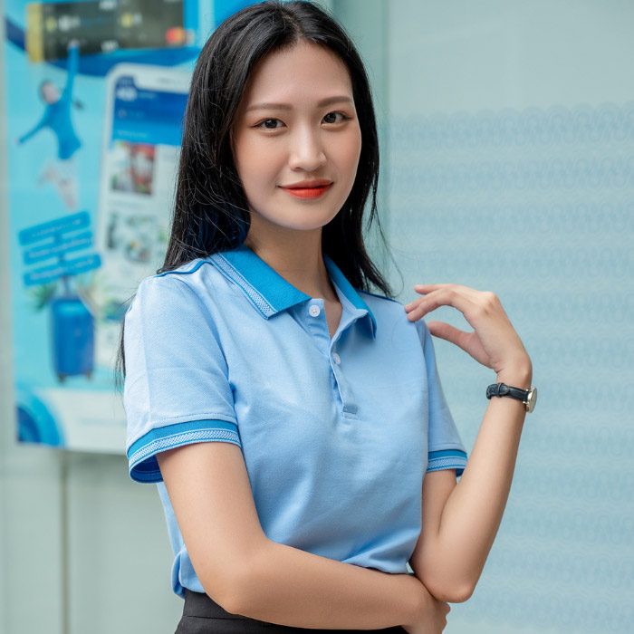 Áo polo Nhà Cái FLY88.COM Xanh Chín, Uy Tín Tặng 188k ngân hàng ACB gam màu xanh trang nhã, lịch sự
