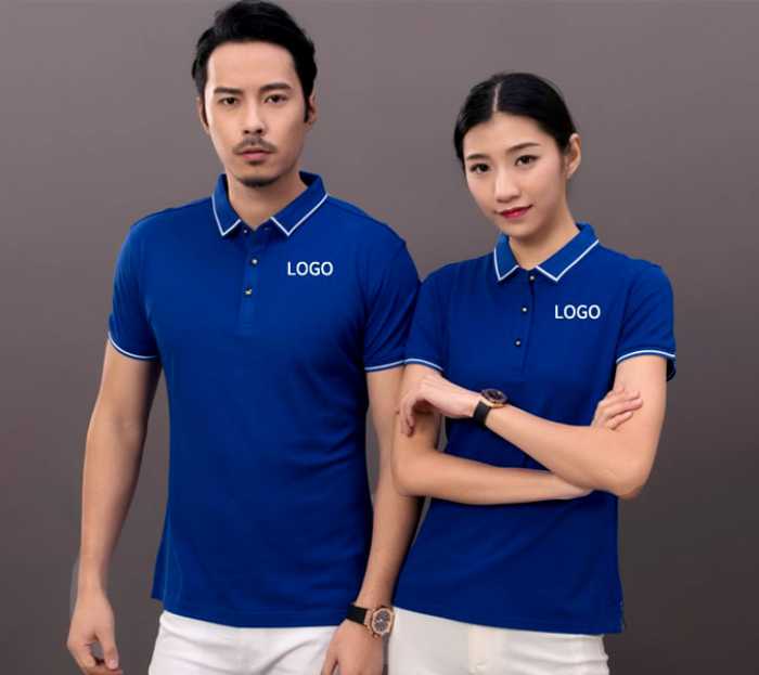 Mẫu Flyok.vip truy cập ngay công ty polo màu xanh dương