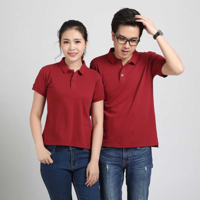 Thiết kế mẫu áo màu đỏ tay ngắn mát mẻ