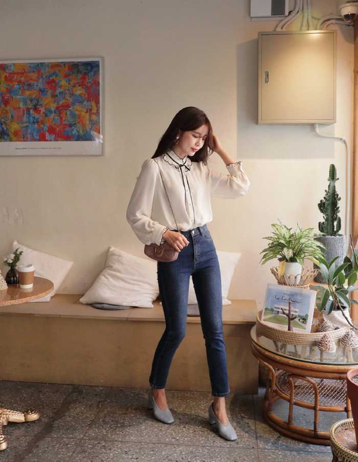 Quần jean ôm dáng mix FLY88 tặng nạp đầu 188K lụa trắng tạo cách phối đồ Trang Chủ Fly88.Com Uy Tín Đẳng Cấp Số 1 Châu Á đẹp