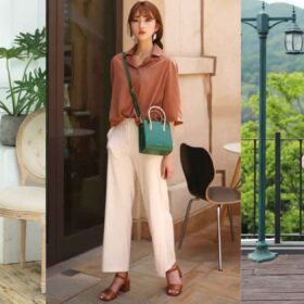 Các mẫu quần tây ống rộng nữ Hàn Quốc đẹp