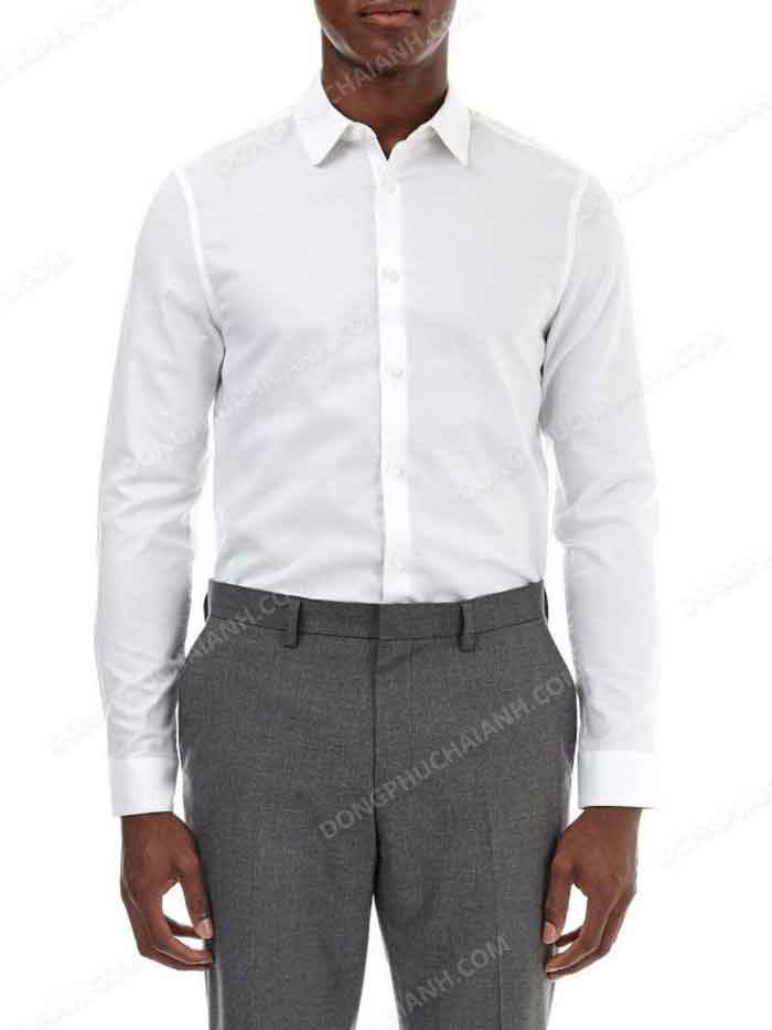 Áo sơ mi nam Trang Chủ Fly88.Com Uy Tín Đẳng Cấp Số 1 Châu Á trắng cotton cao cấp