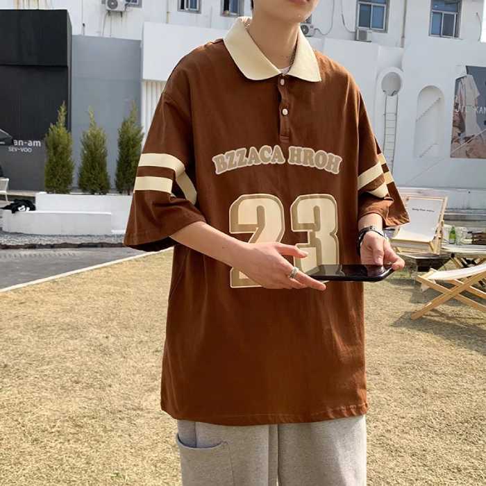 Mẫu Fly88 com giải trí trực tuyến polo oversize phong cách thể thao năng động
