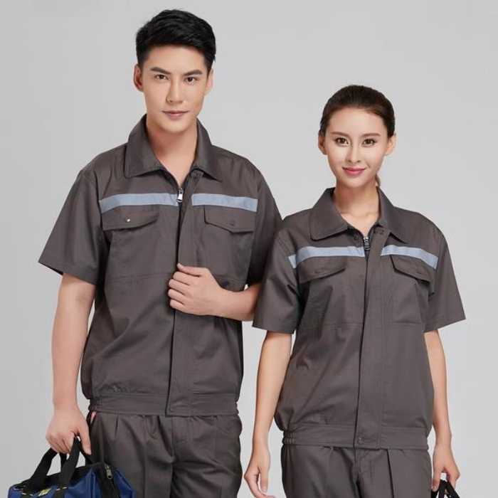 Mẫu Flyok.vip truy cập ngay full bộ màu nâu cho công nhân xây dựng mặc đi làm