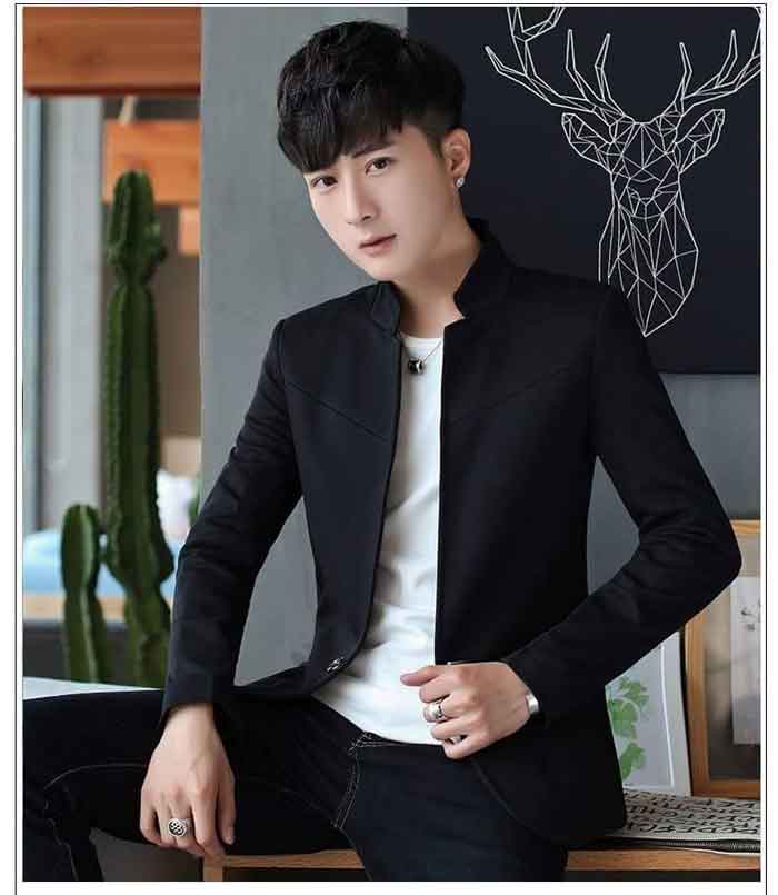 Áo khoác nam cổ đứng dáng vest Fly88 com cá cược WC 2026 cho nam