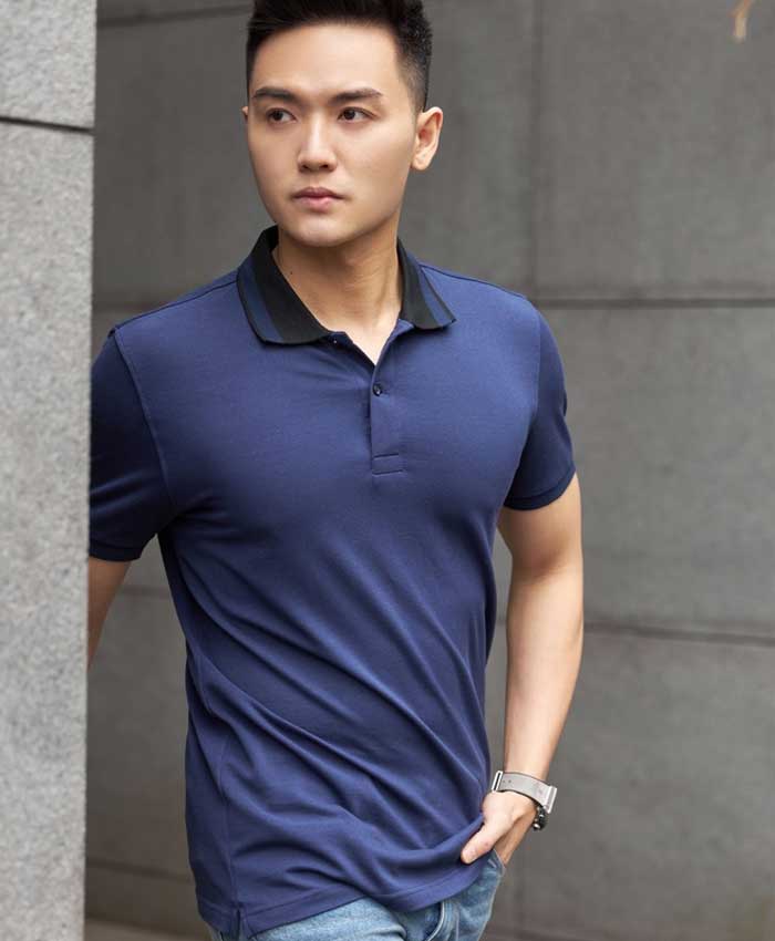 Áo thun có cổ nam Fly8888 Đăng ký tài khoản slim-fit
