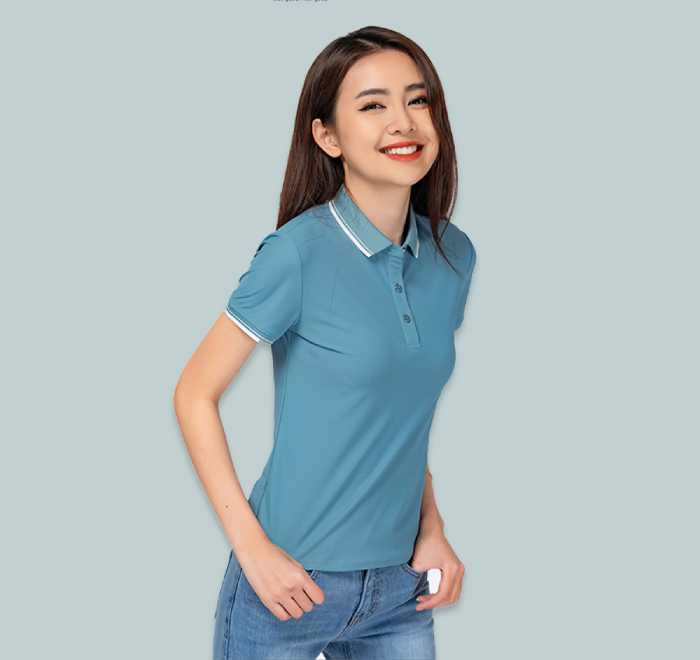 Mẫu Fly88 com giải trí trực tuyến polo màu xanh trang nhã