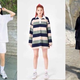 Áo polo form rộng cho nữ và các cách kết hơp đẹp