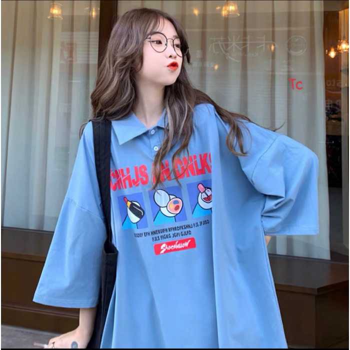 Mẫu Fly88 com giải trí trực tuyến polo cotton màu xanh tươi sáng