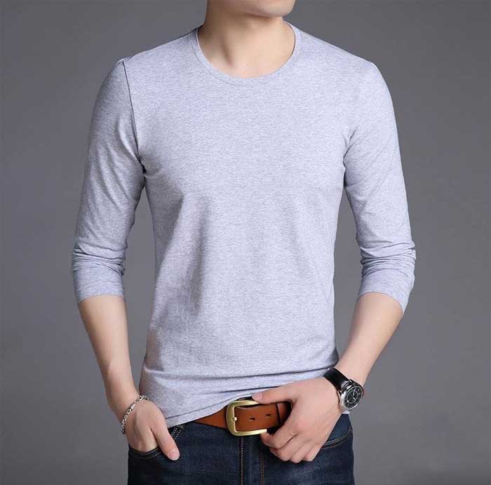 Áo thun nam vải cotton Fly8888 Đăng ký tài khoản Slim-fit
